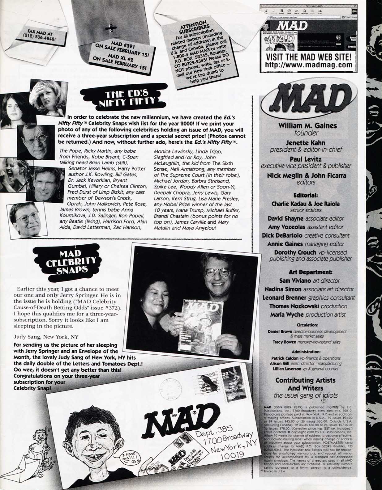 Read online MAD comic -  Issue #390 - 7
