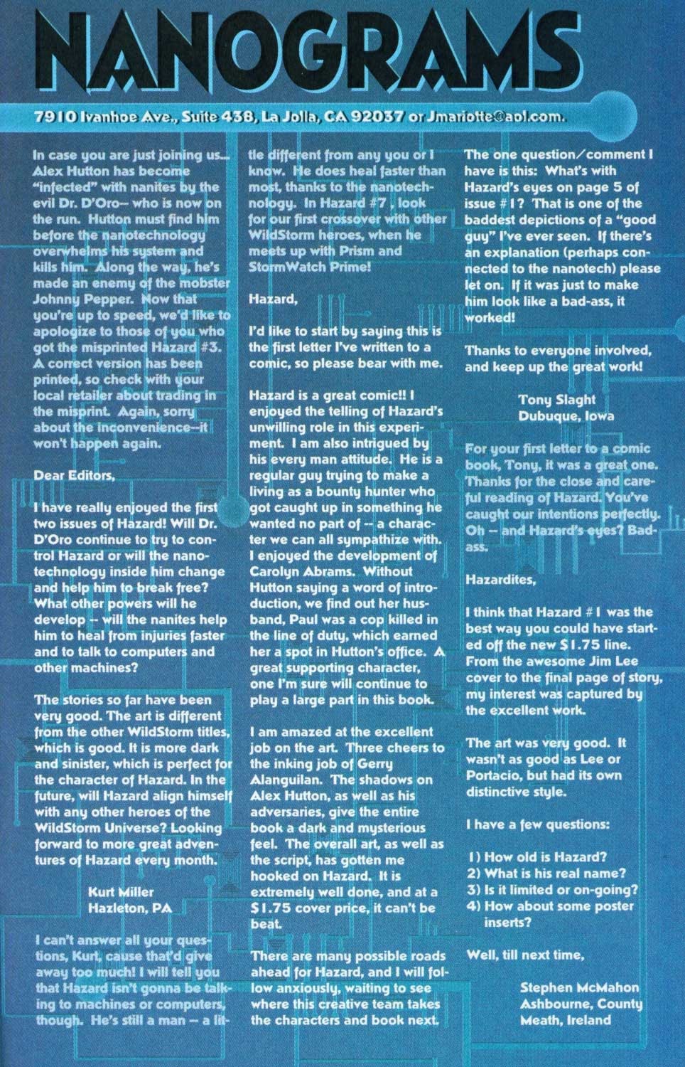 Read online Hazard comic -  Issue #4 - 22