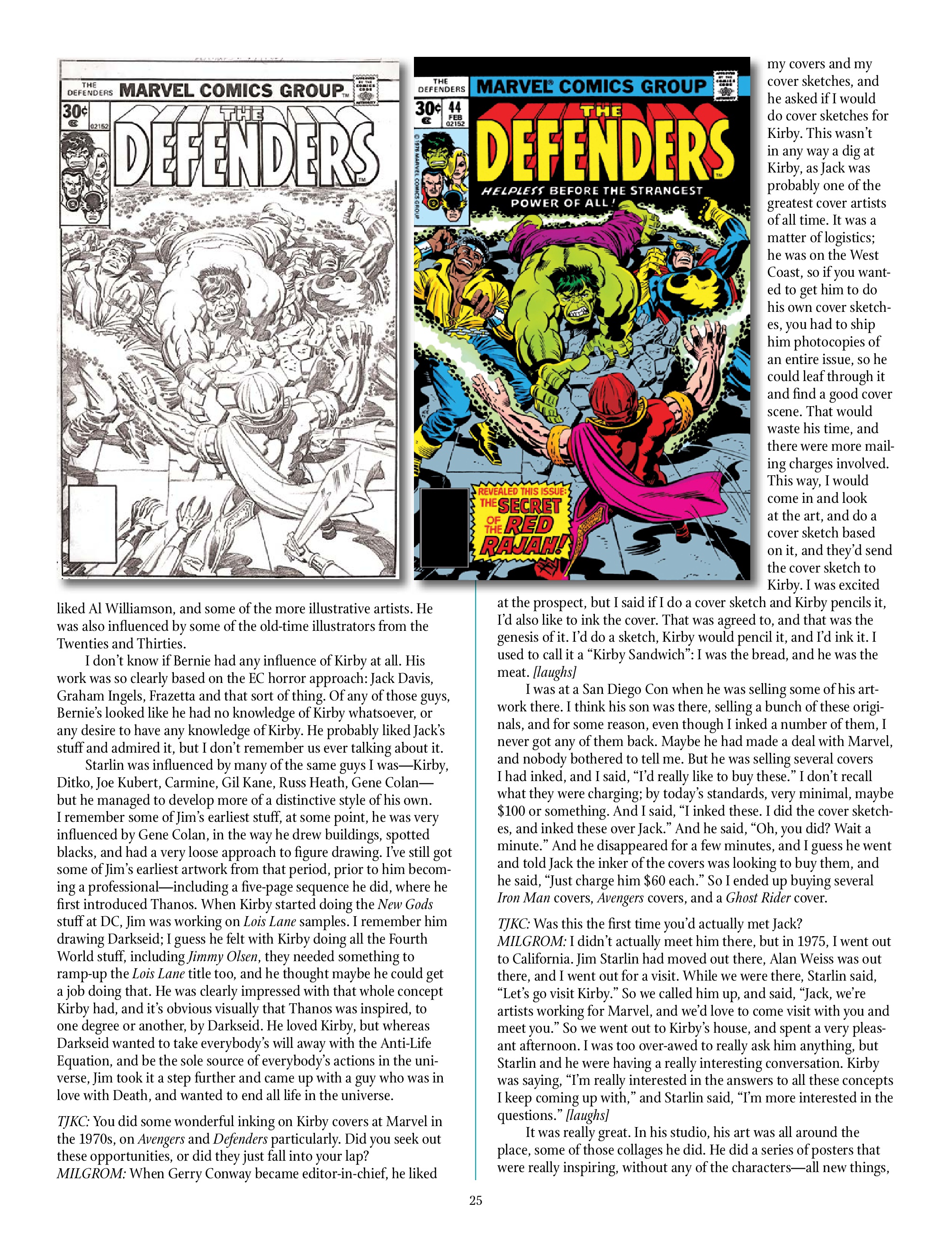 Read online The Jack Kirby Collector comic -  Issue #76 - 22