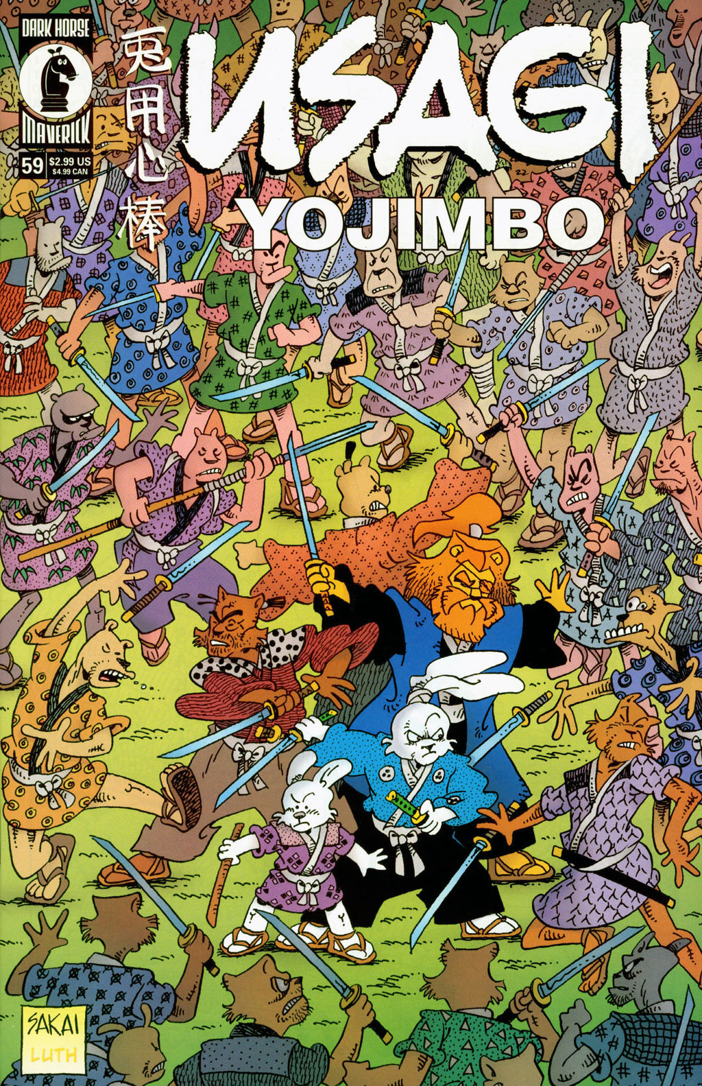 Read online Usagi Yojimbo (1996) comic -  Issue #59 - 1
