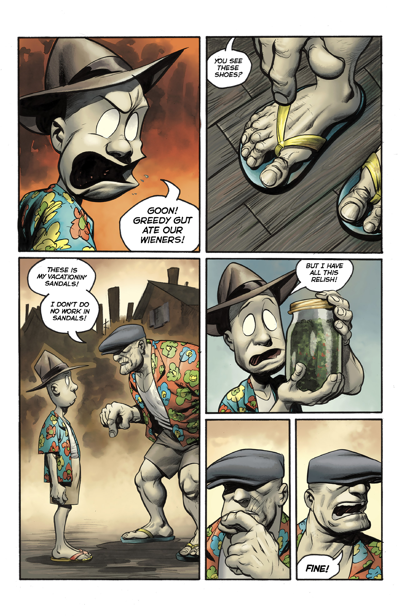 Read online Billy the Kid's Old Timey Oddities and the Ghastly Fiend of London comic -  Issue #1 - 24