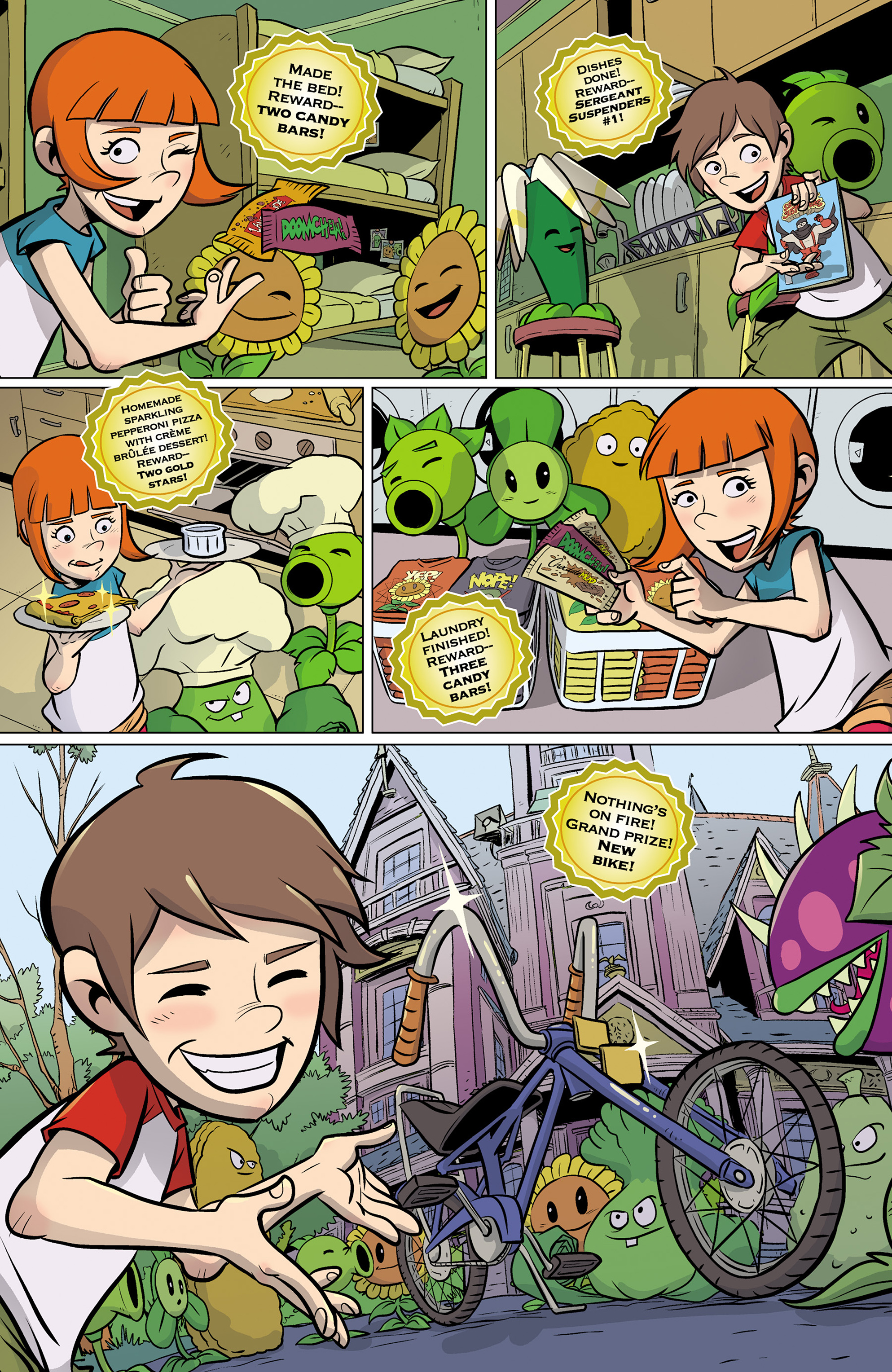 Read online Plants vs. Zombies: Grown Sweet Home comic -  Issue #5 - 4