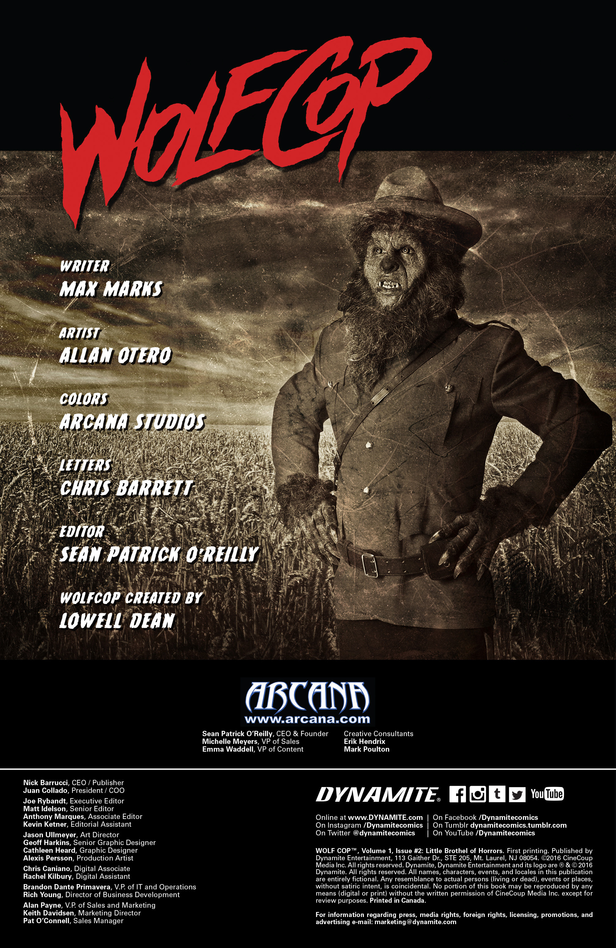 Read online Wolfcop comic -  Issue #2 - 2