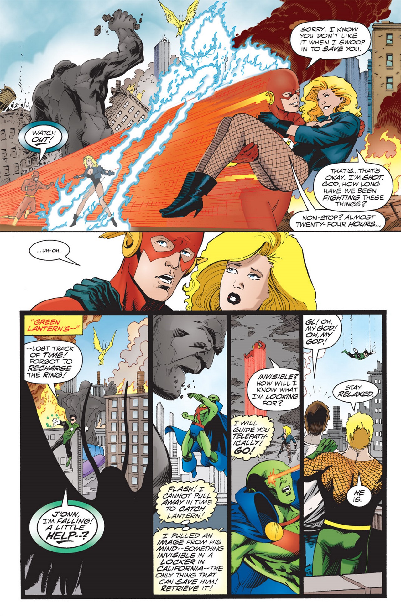 Read online JLA: Year One comic -  Issue #11 - 9