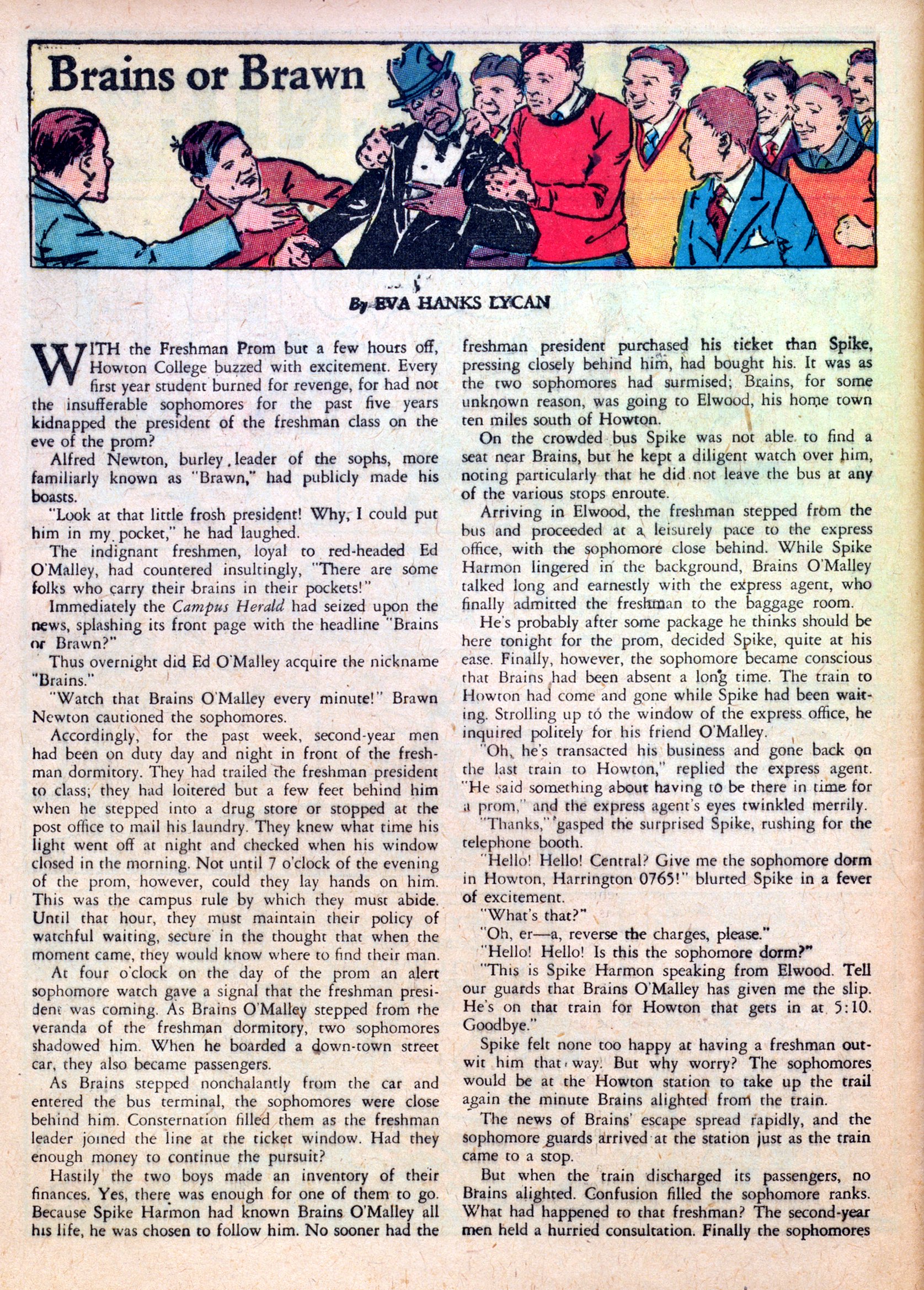 Read online Famous Funnies comic -  Issue #45 - 60