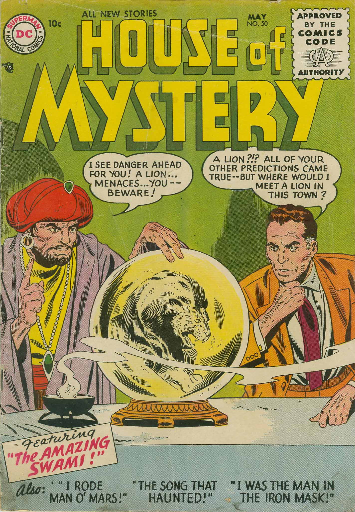 Read online House of Mystery (1951) comic -  Issue #50 - 1