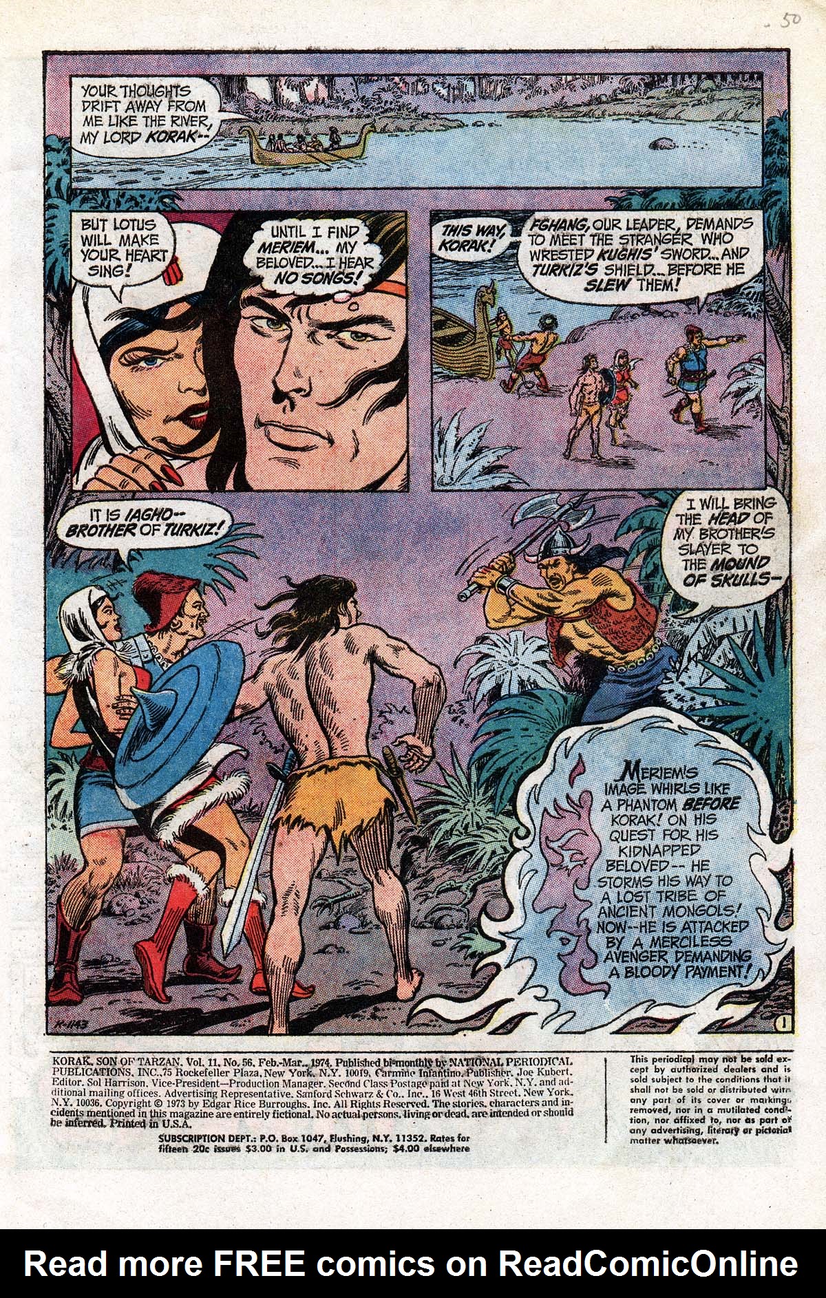Read online Korak, Son of Tarzan (1972) comic -  Issue #56 - 3