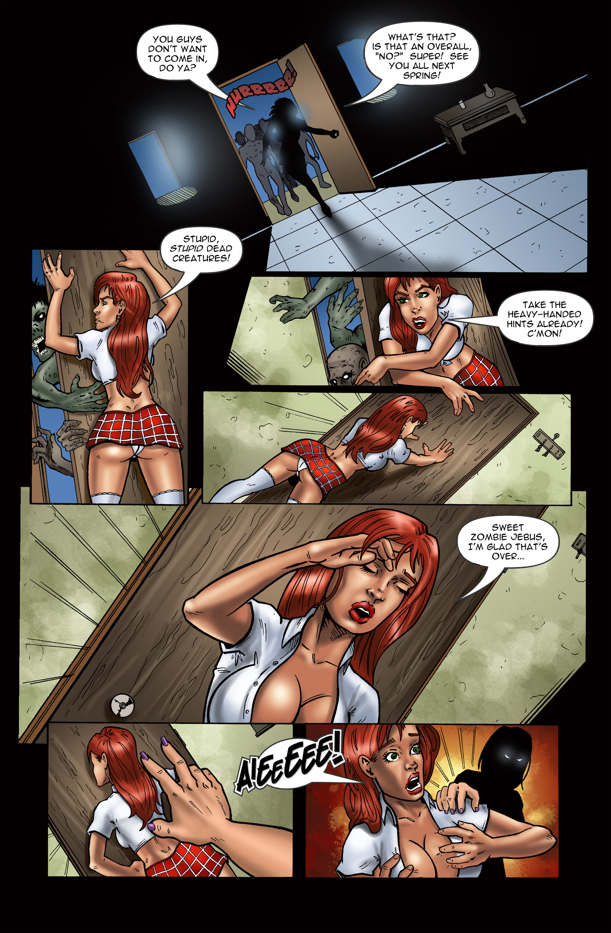 Read online Chaos Campus: Sorority Girls Vs. Zombies comic -  Issue #7 - 6