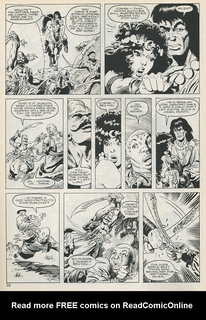 Read online The Savage Sword Of Conan comic -  Issue #131 - 10