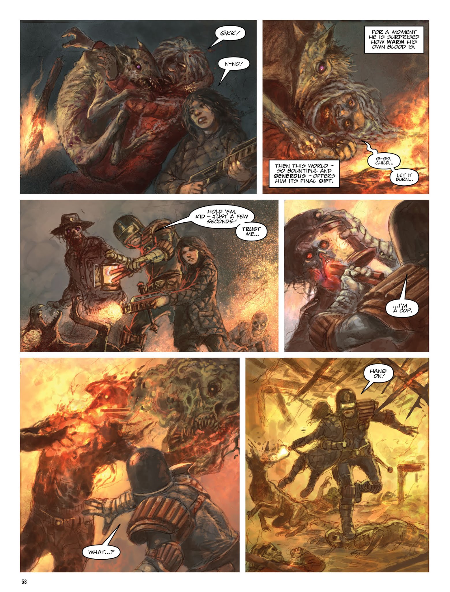 Read online The Dark Judges: The Fall of Deadworld comic -  Issue # TPB - 59
