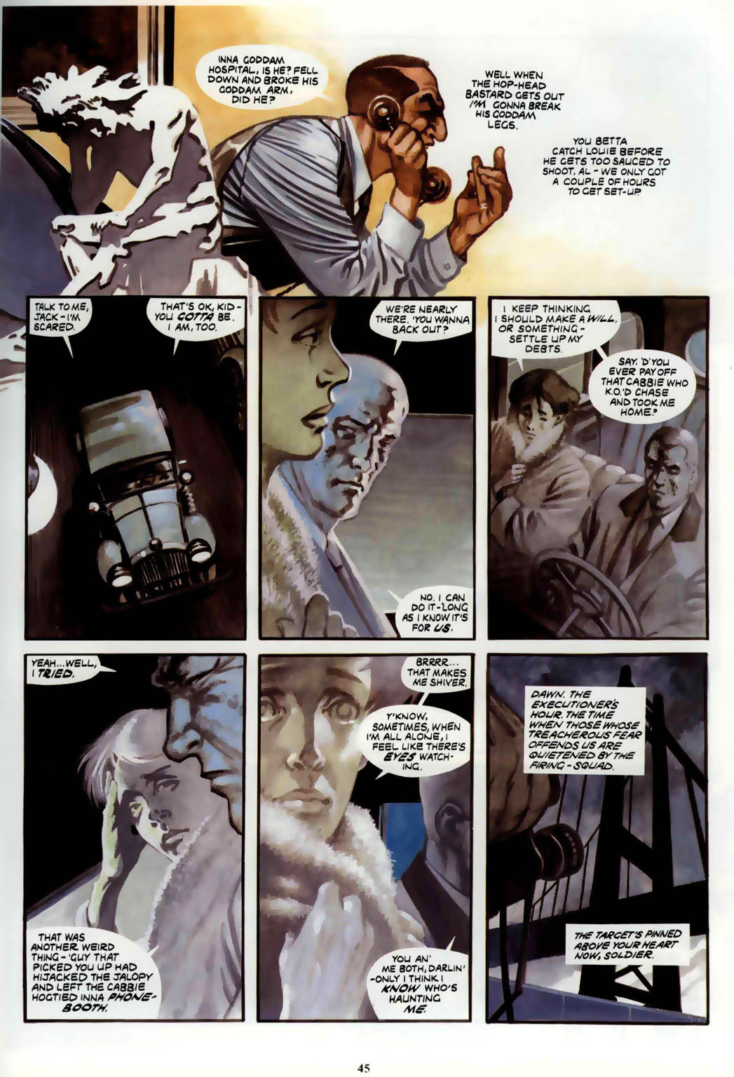 Read online Marvel Graphic Novel comic -  Issue #6 Night Raven - House of Cards - 44