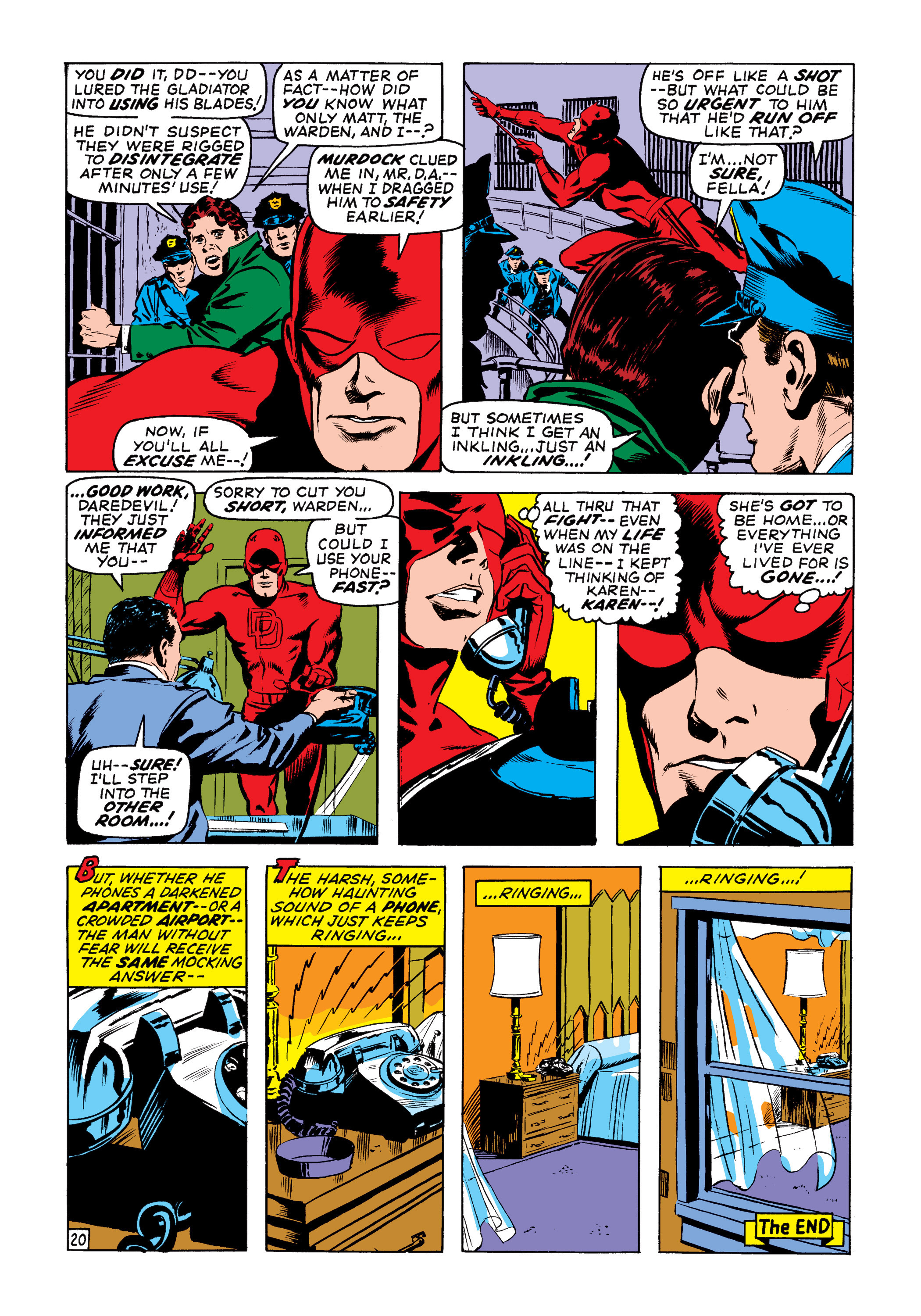 Read online Marvel Masterworks: Daredevil comic -  Issue # TPB 6 (Part 2) - 114