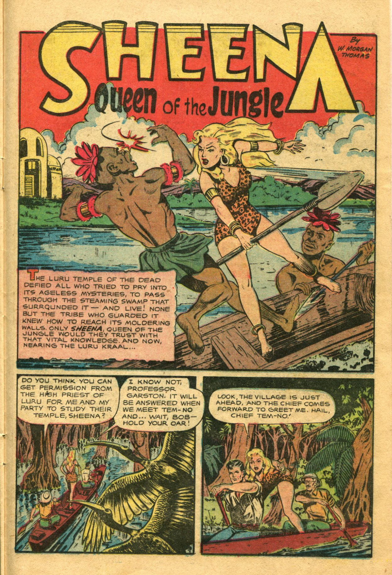 Read online Sheena, Queen of the Jungle (1942) comic -  Issue #9 - 25