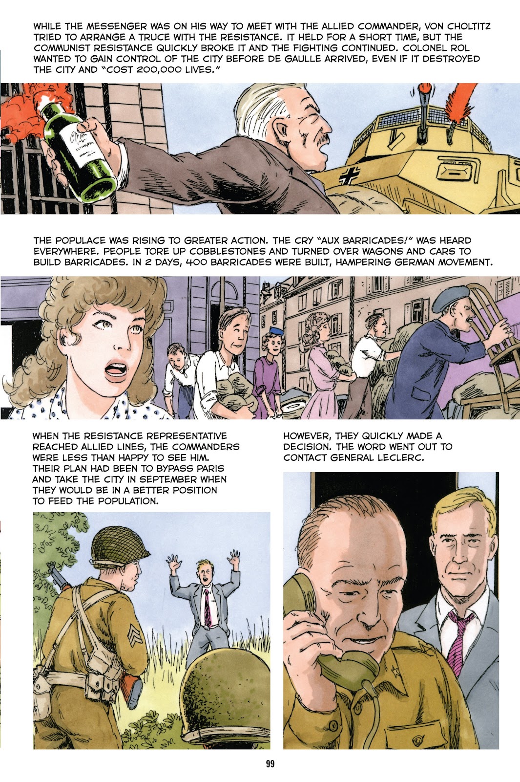 Normandy: A Graphic History of D-Day, the Allied Invasion of Hitler's Fortress Europe issue TPB - Page 100