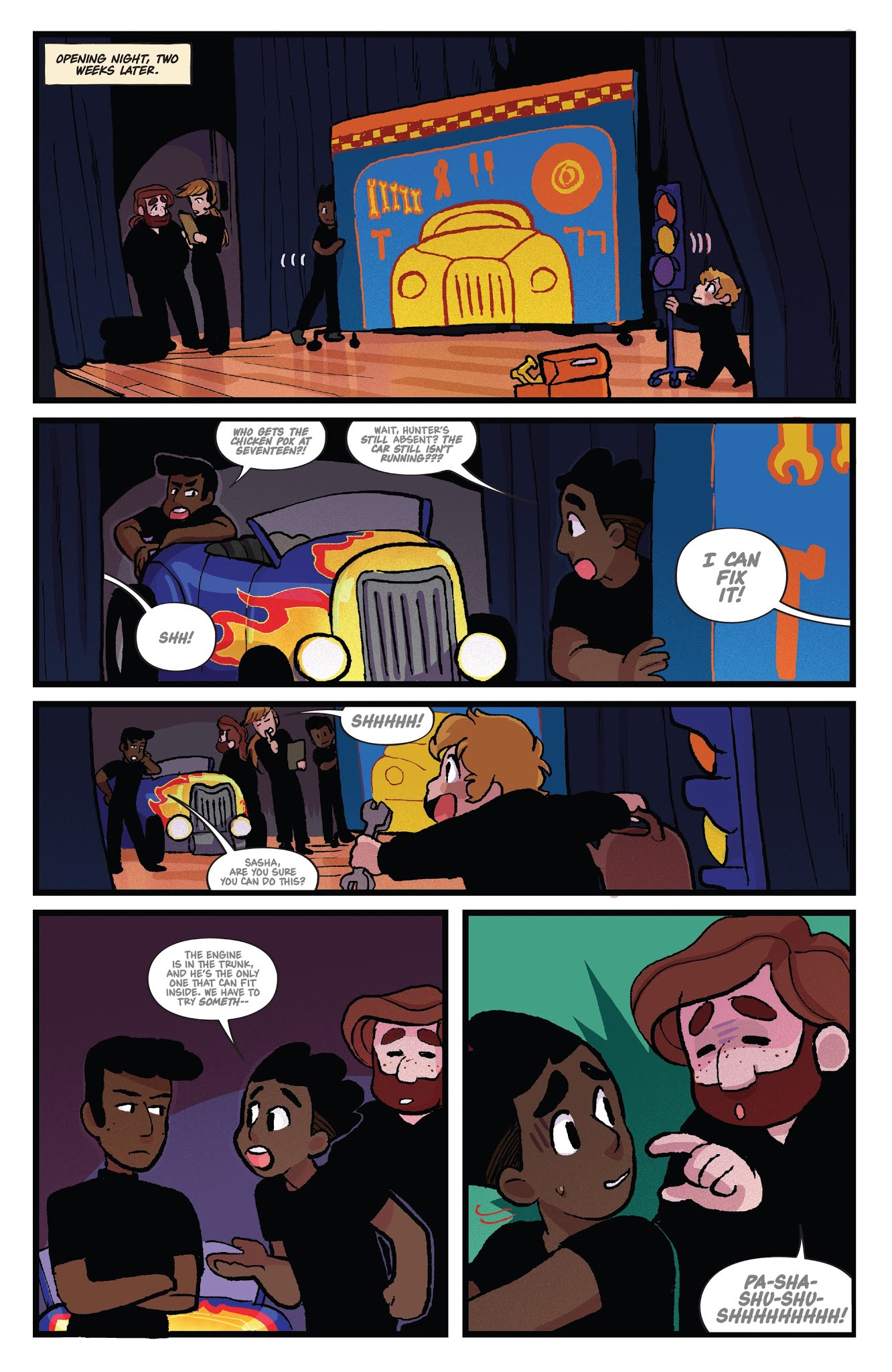 Read online The Backstagers Halloween Intermission comic -  Issue # Full - 32