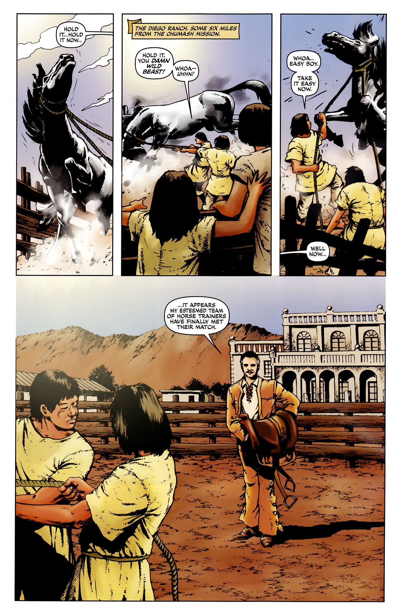 Read online The Lone Ranger & Zorro: The Death of Zorro comic -  Issue #1 - 6