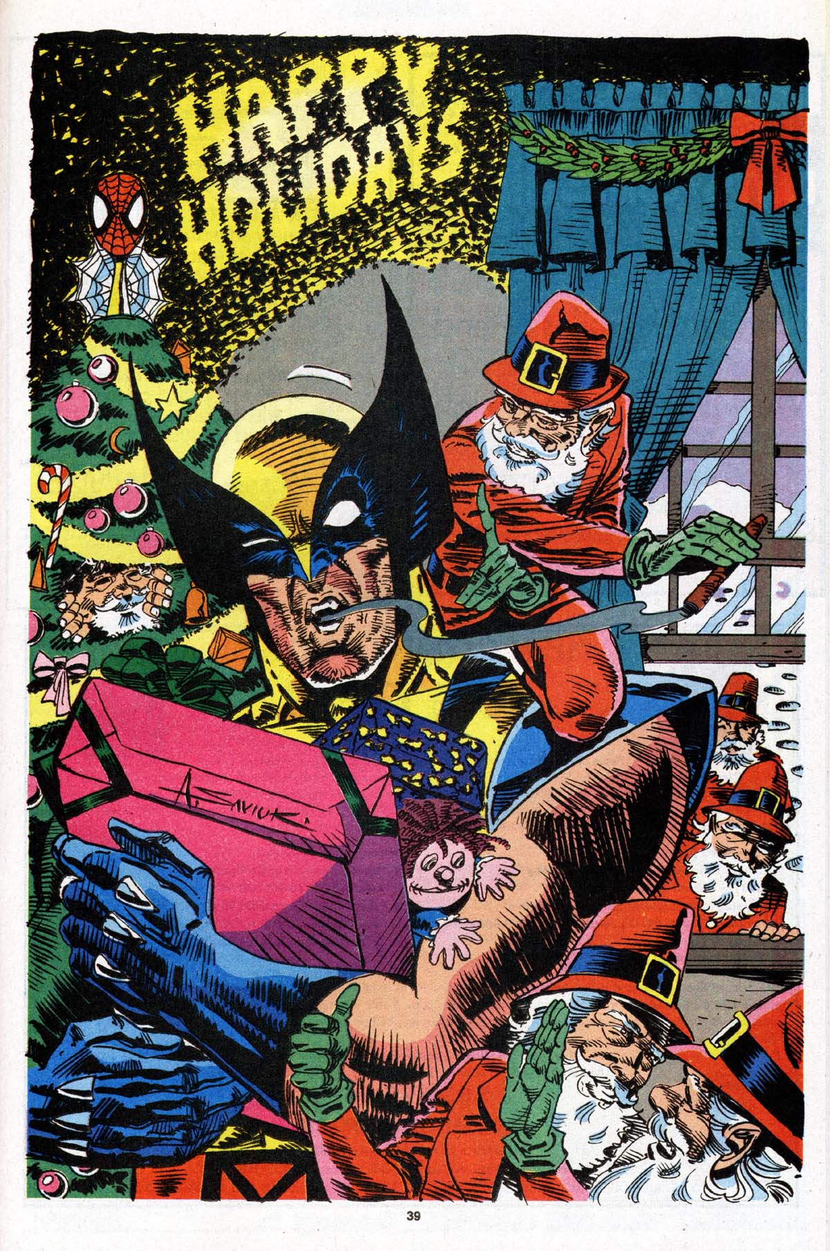 Read online Marvel Holiday Special (1991) comic -  Issue #1993 - 36