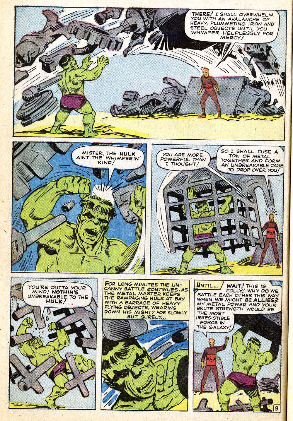 Read online The Incredible Hulk (1962) comic -  Issue #6 - 12