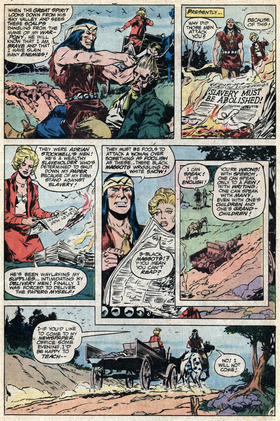 Read online Weird Western Tales (1972) comic -  Issue #40 - 6