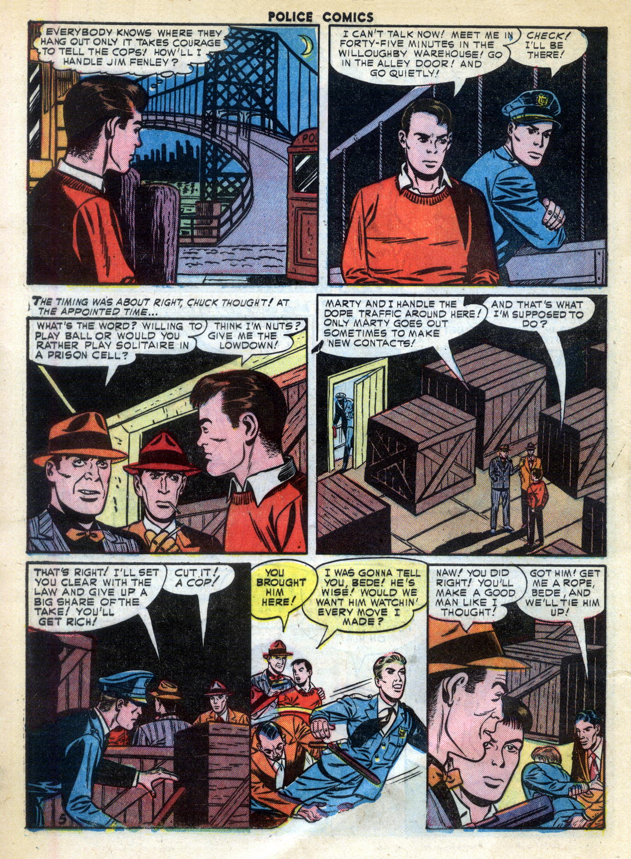 Read online Police Comics comic -  Issue #112 - 32