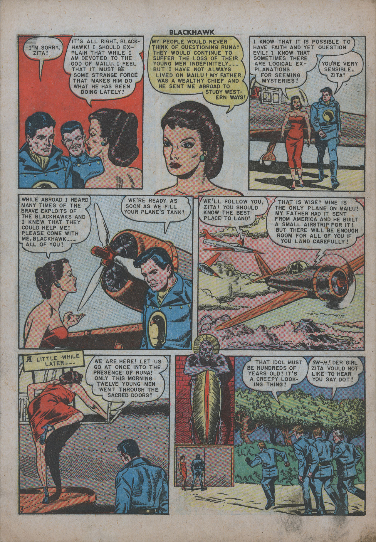 Read online Blackhawk (1957) comic -  Issue #34 - 45