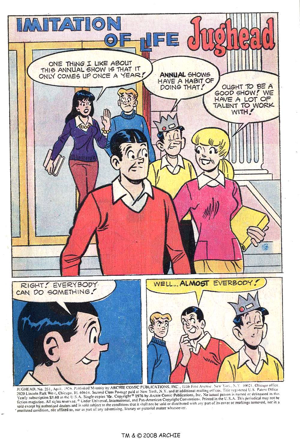 Read online Jughead (1965) comic -  Issue #251 - 3