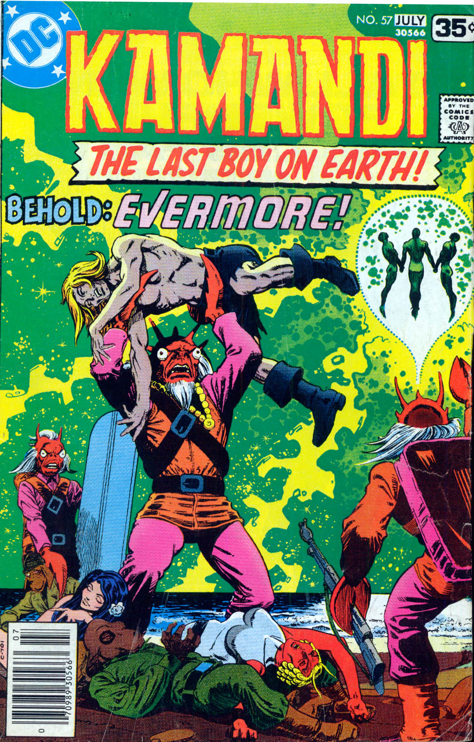 Read online Kamandi, The Last Boy On Earth comic -  Issue #57 - 1