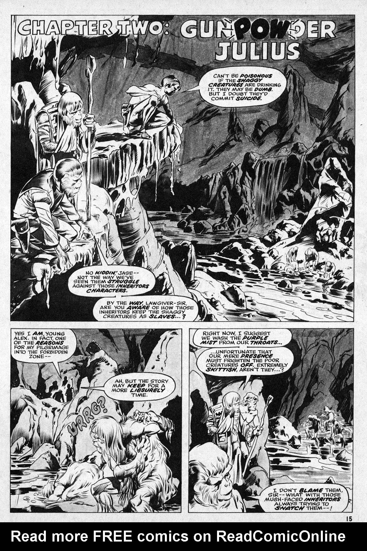 Read online Planet of the Apes comic -  Issue #4 - 14