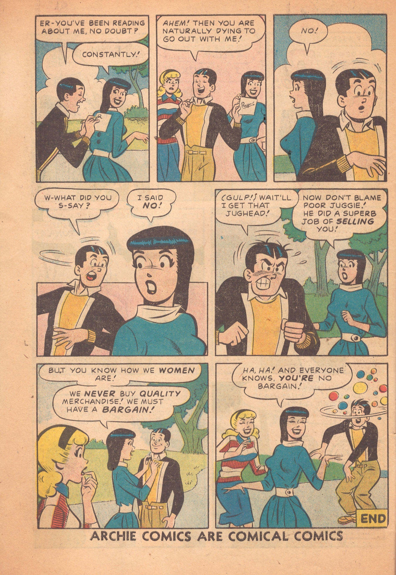 Read online Archie's Pal Jughead comic -  Issue #52 - 34