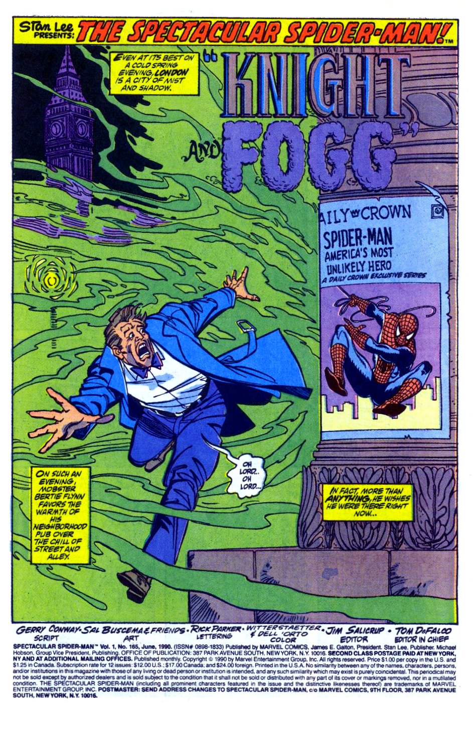 Read online The Spectacular Spider-Man (1976) comic -  Issue #165 - 2