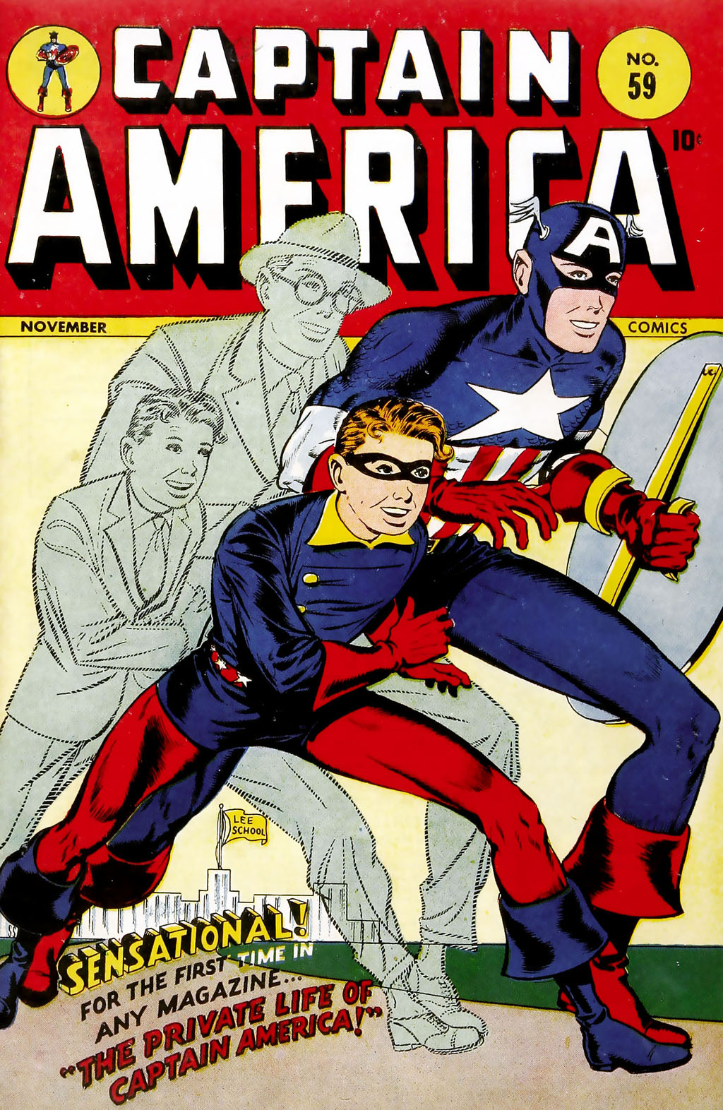 Read online Captain America Comics comic -  Issue #59 - 1