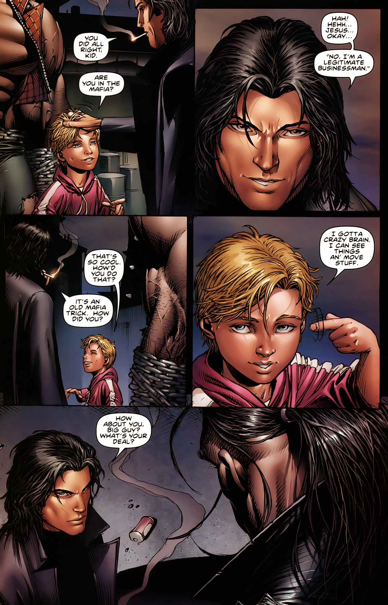 Read online The Darkness/Pitt comic -  Issue #1 - 22