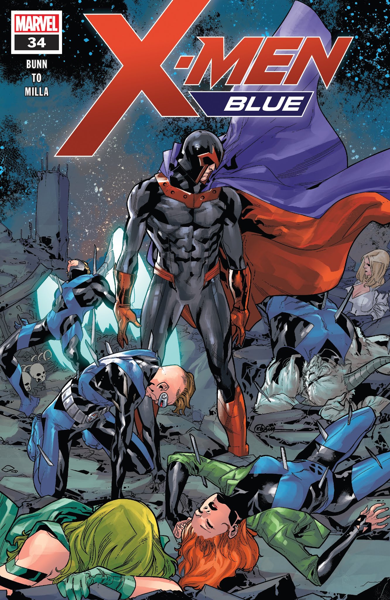 Read online X-Men: Blue comic -  Issue #34 - 1