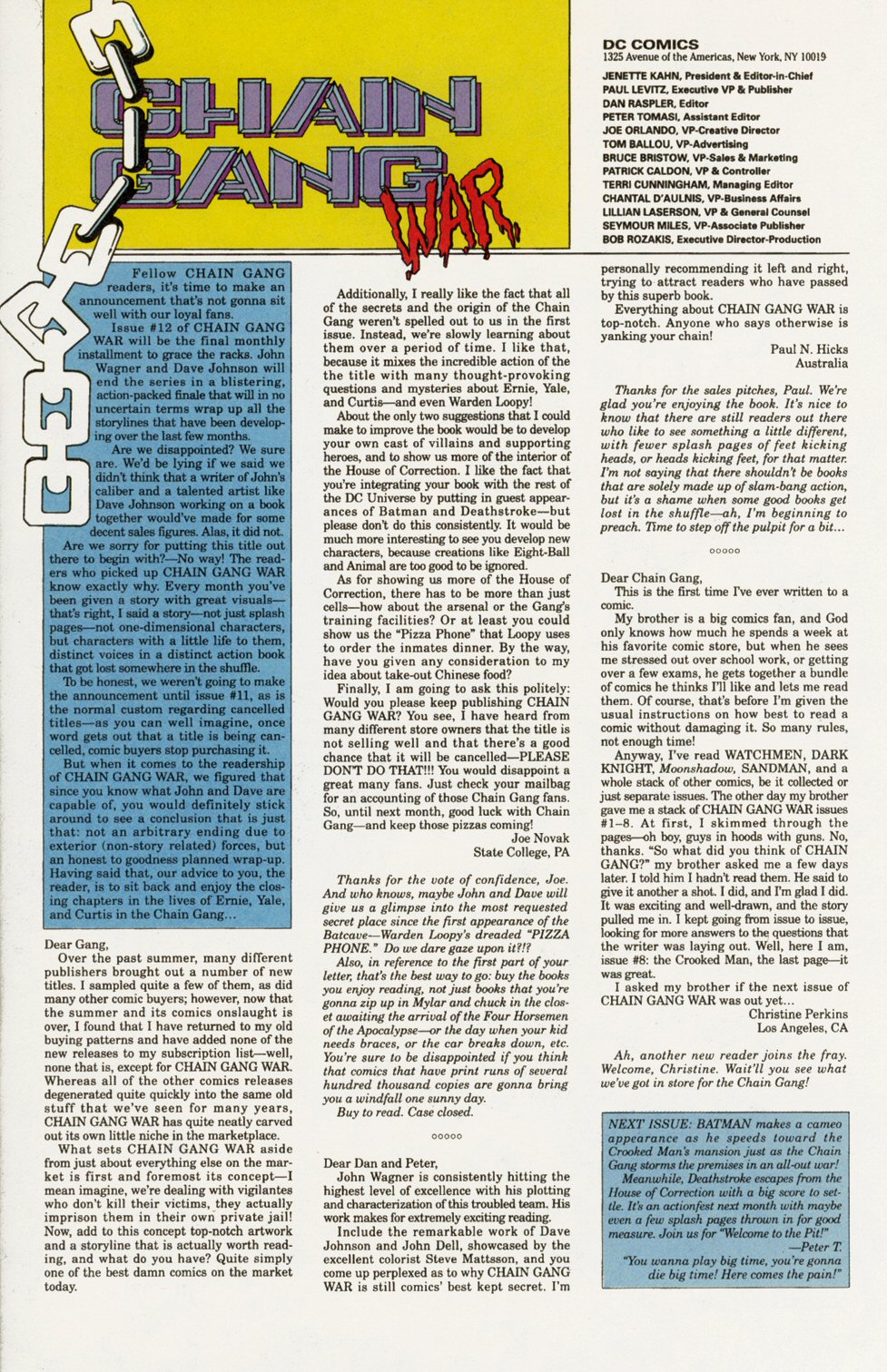 Read online Chain Gang War comic -  Issue #9 - 26