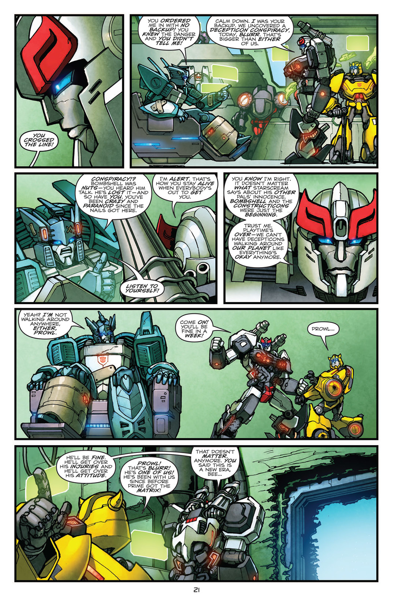 Read online Transformers: Robots In Disguise (2012) comic -  Issue #4 - 24