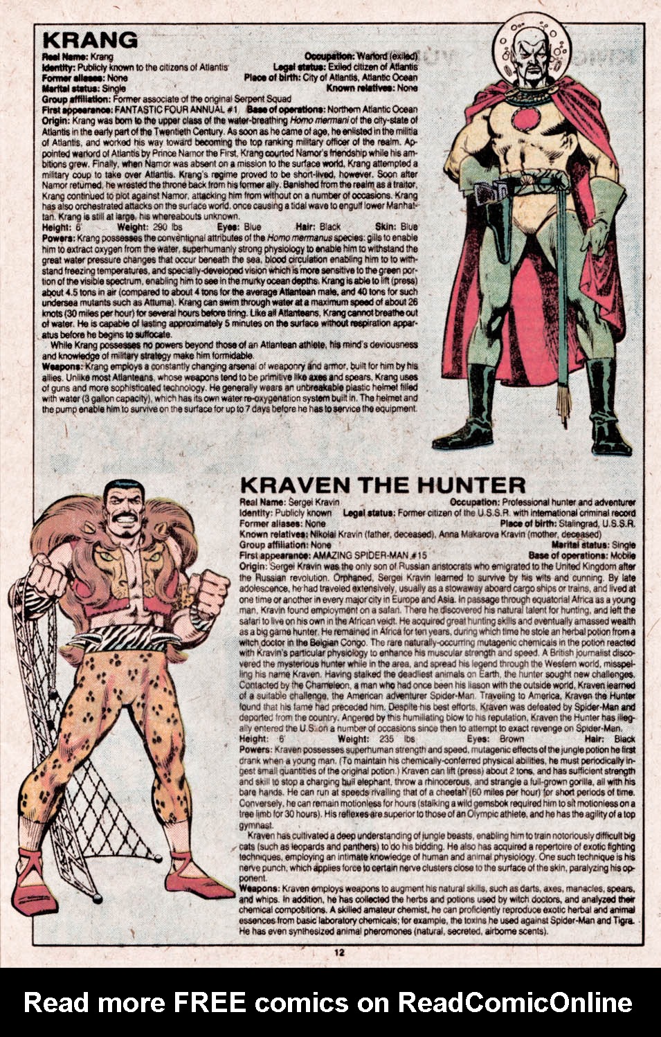 Read online The Official Handbook of the Marvel Universe comic -  Issue #6 - 13