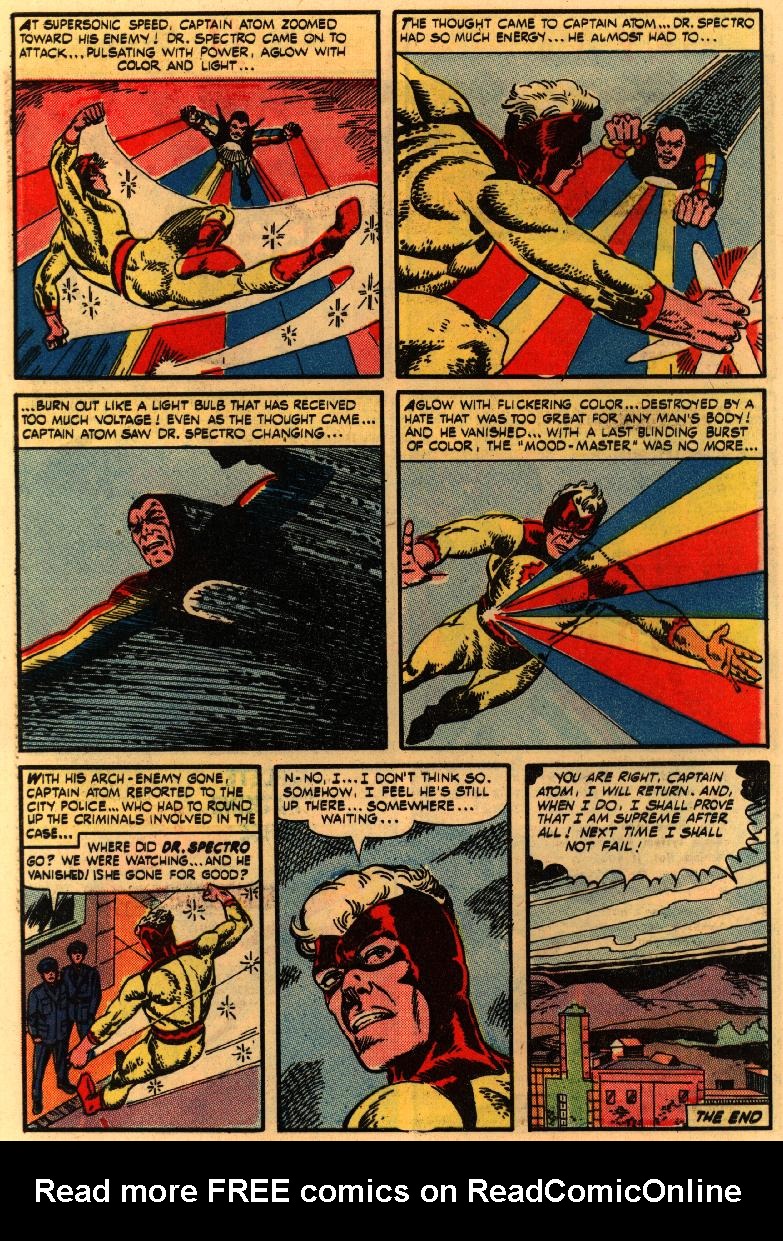 Read online Captain Atom (1965) comic -  Issue #79 - 28