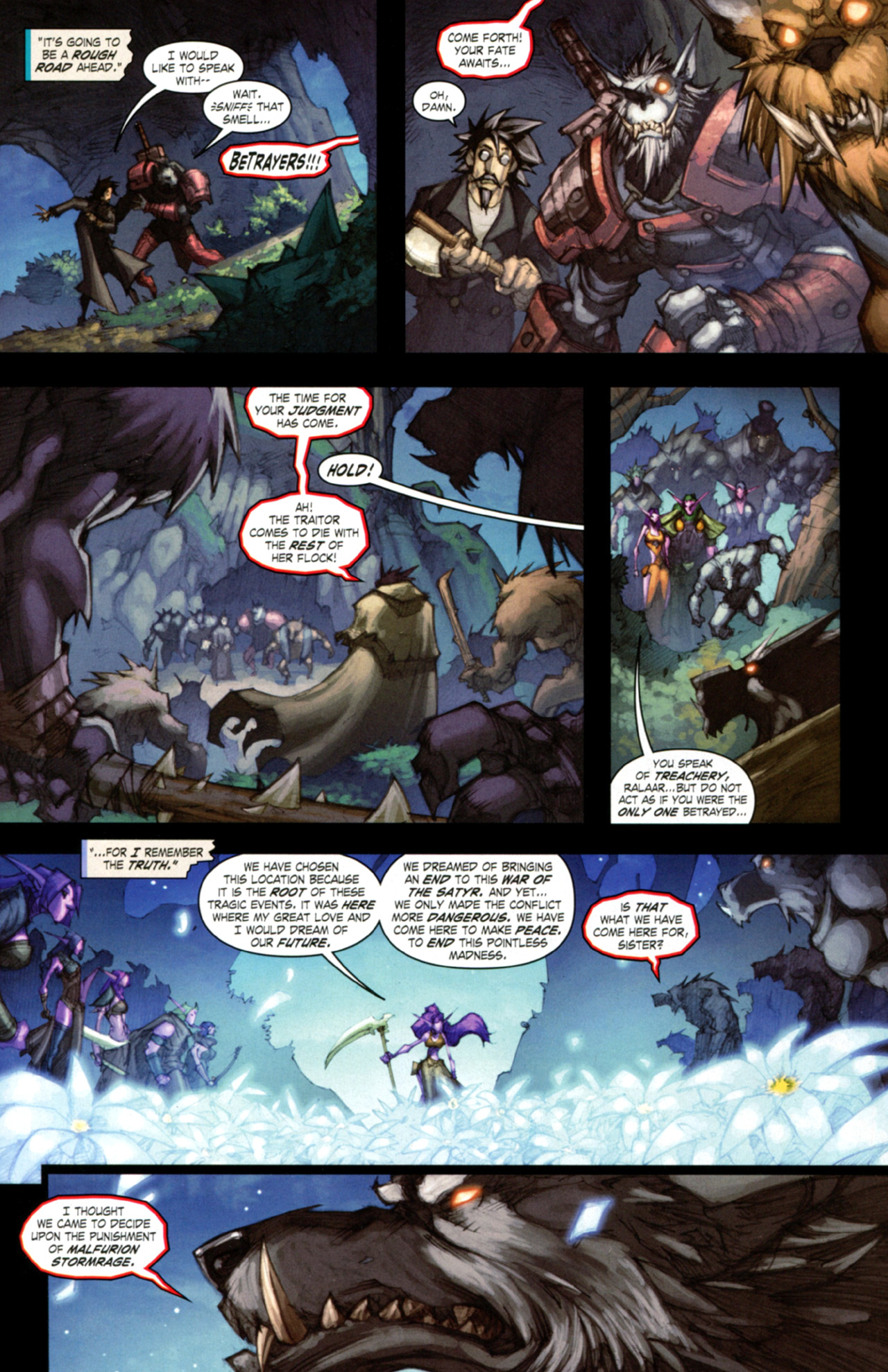 Read online World of Warcraft: Curse of the Worgen comic -  Issue #5 - 17
