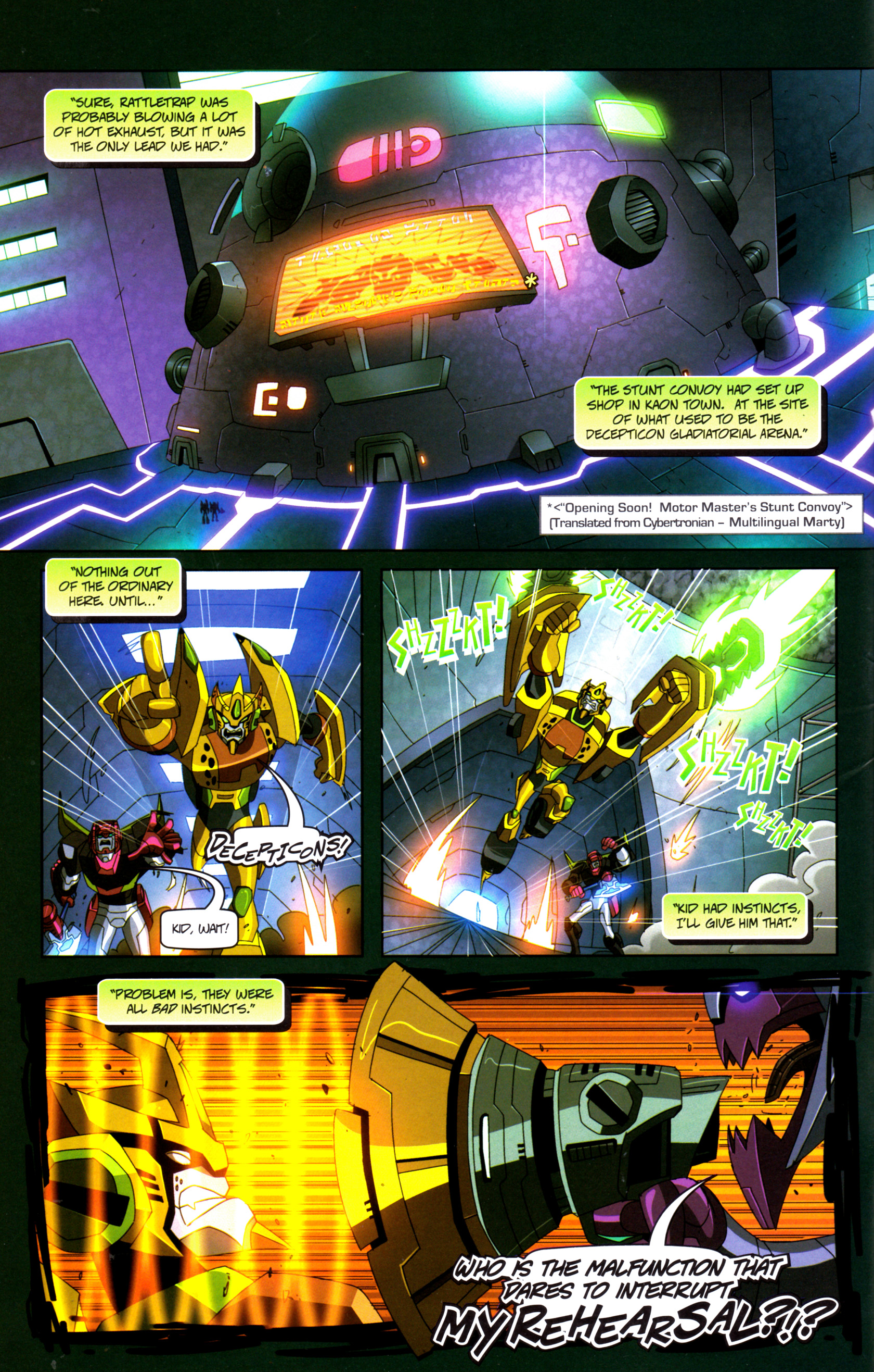 Read online Transformers: Timelines comic -  Issue #6 - 10