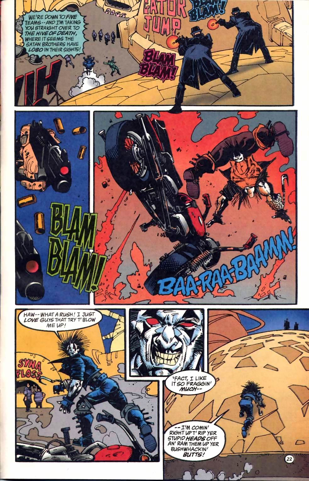 Read online Lobo: Unamerican Gladiators comic -  Issue #3 - 23