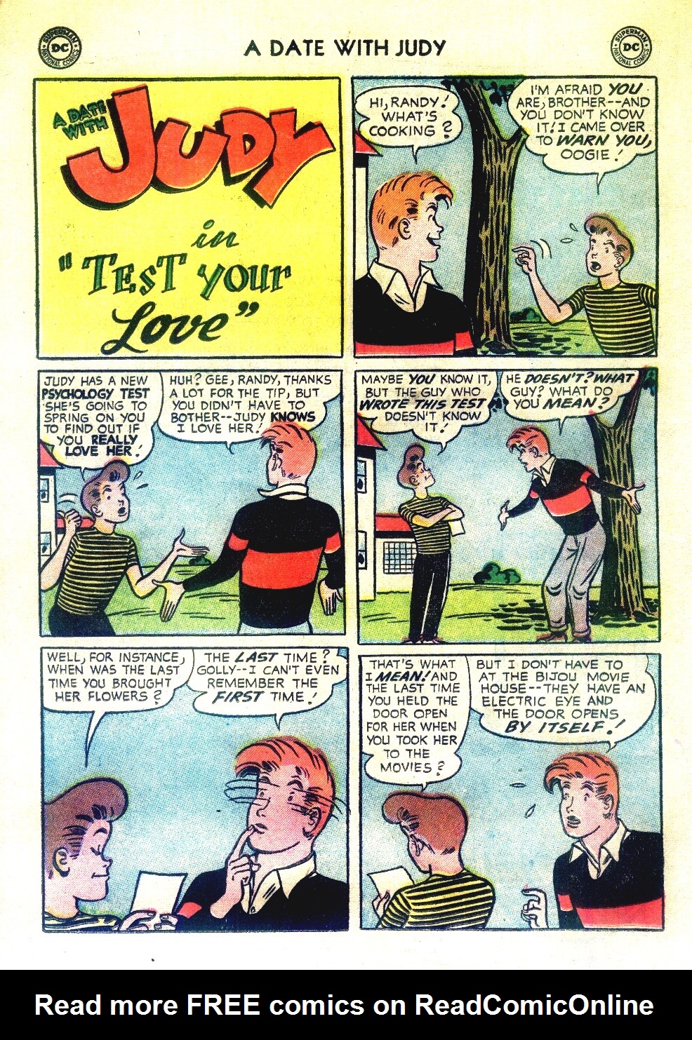 Read online A Date with Judy comic -  Issue #54 - 12