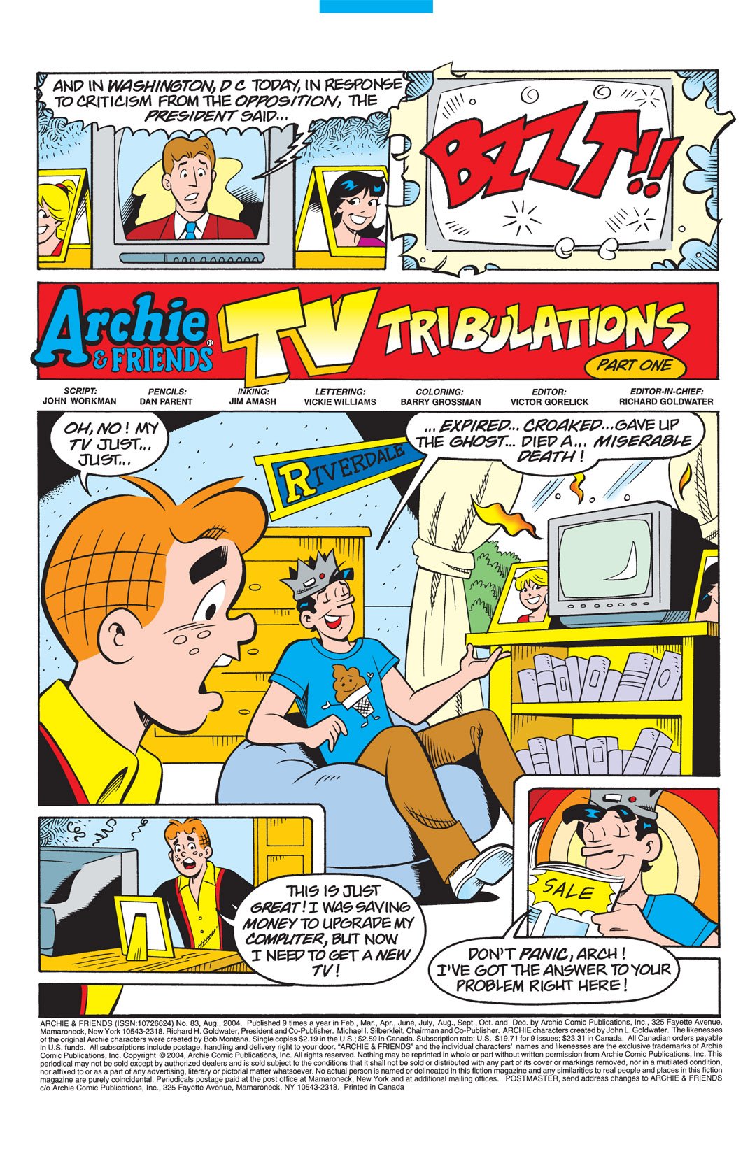 Read online Archie & Friends (1992) comic -  Issue #83 - 2
