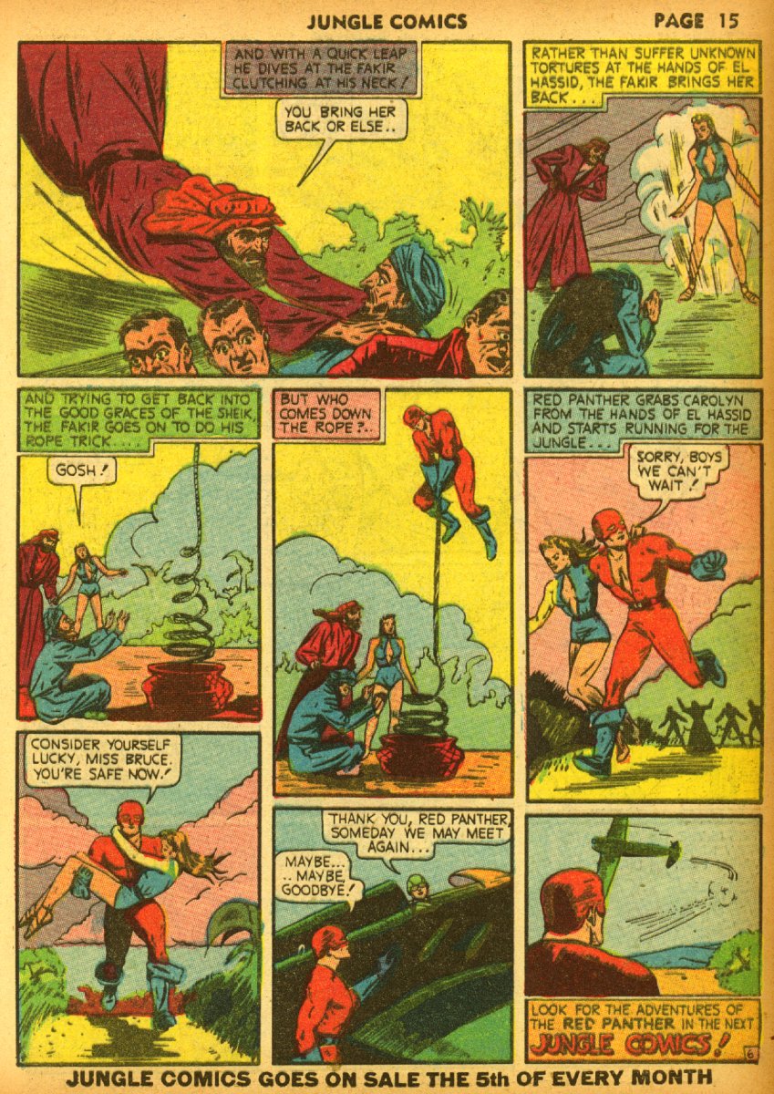 Read online Jungle Comics comic -  Issue #17 - 17