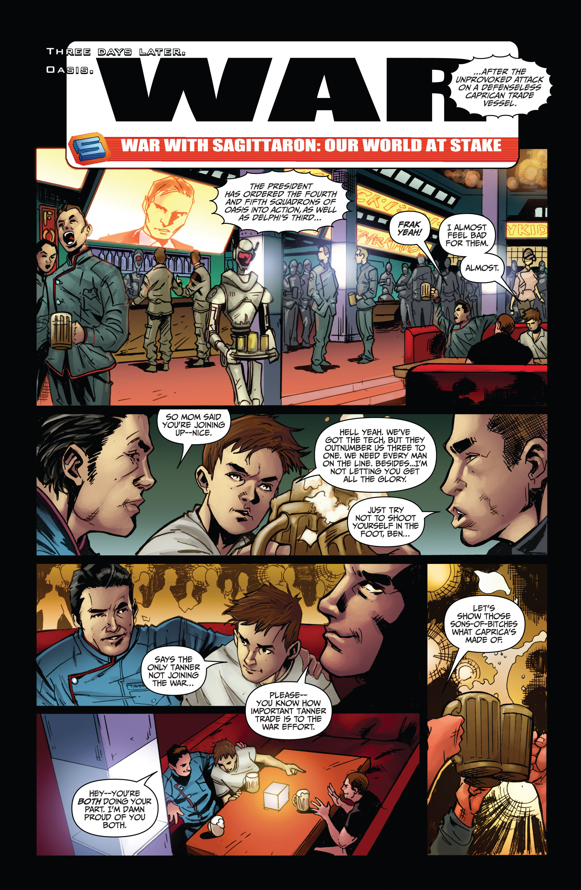 Read online Battlestar Galactica: Cylon War comic -  Issue #1 - 13