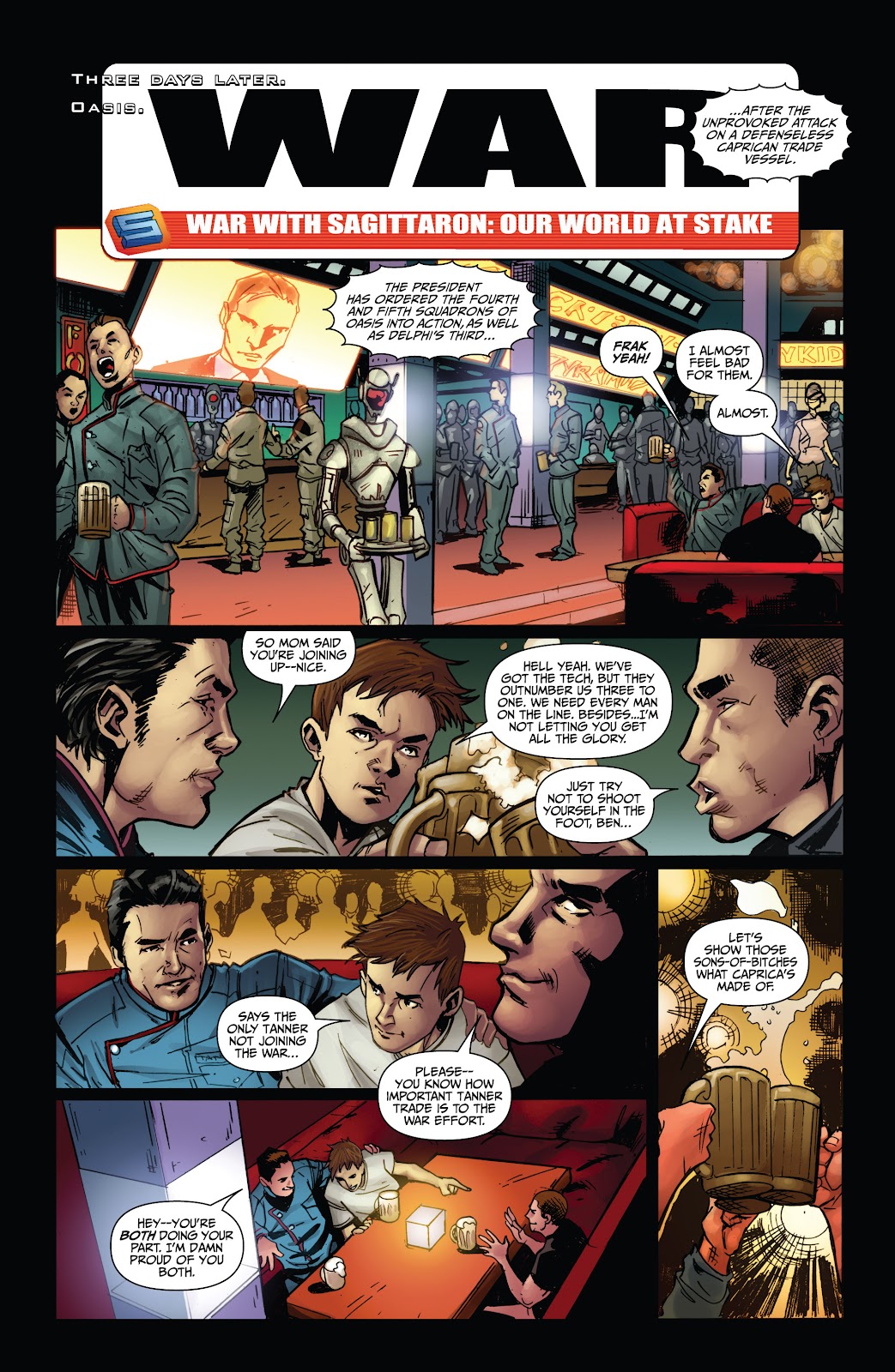 Battlestar Galactica: Cylon War issue 1 - Page 13