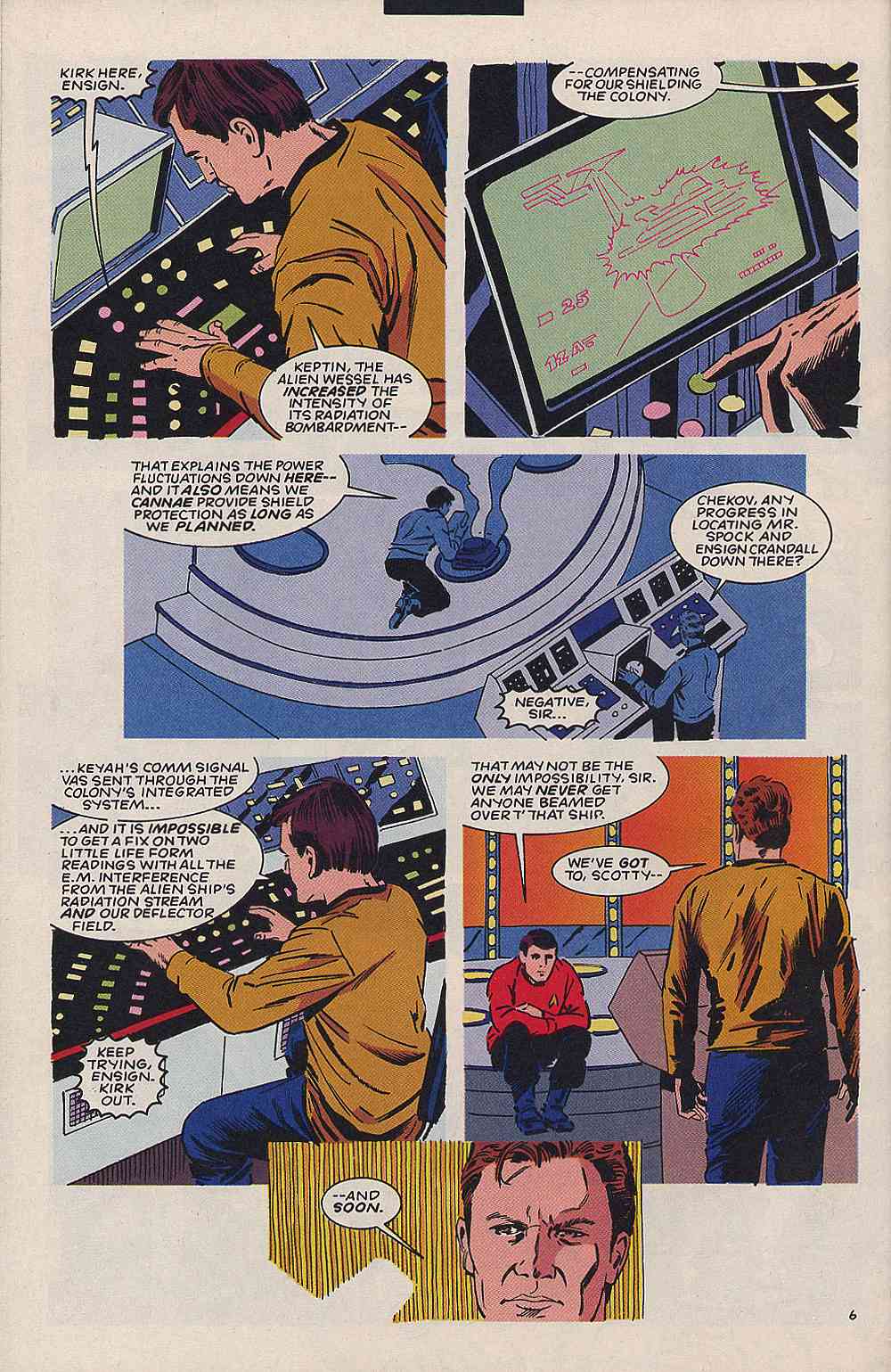 Read online Star Trek (1989) comic -  Issue #60 - 7