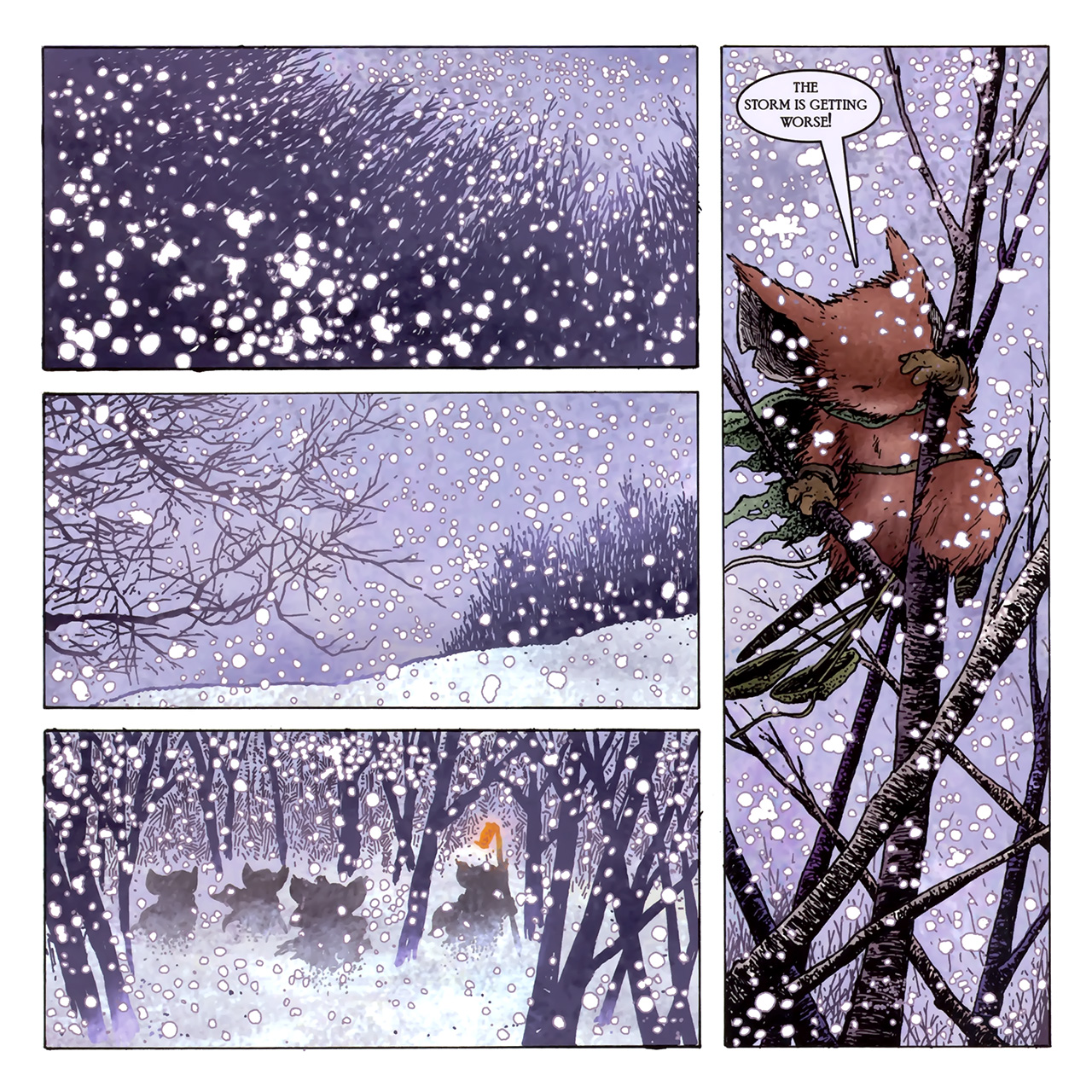 Read online Mouse Guard: Winter 1152 comic -  Issue #1 - 3
