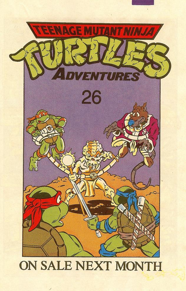 Read online Teenage Mutant Ninja Turtles Adventures (1989) comic -  Issue #25 - 24