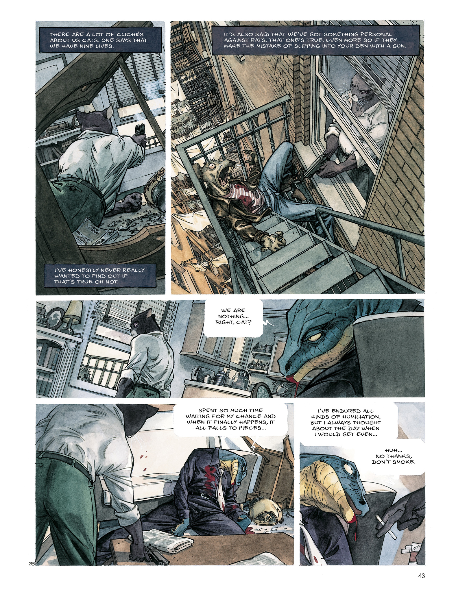 Read online Blacksad: The Collected Stories comic -  Issue # TPB (Part 1) - 45
