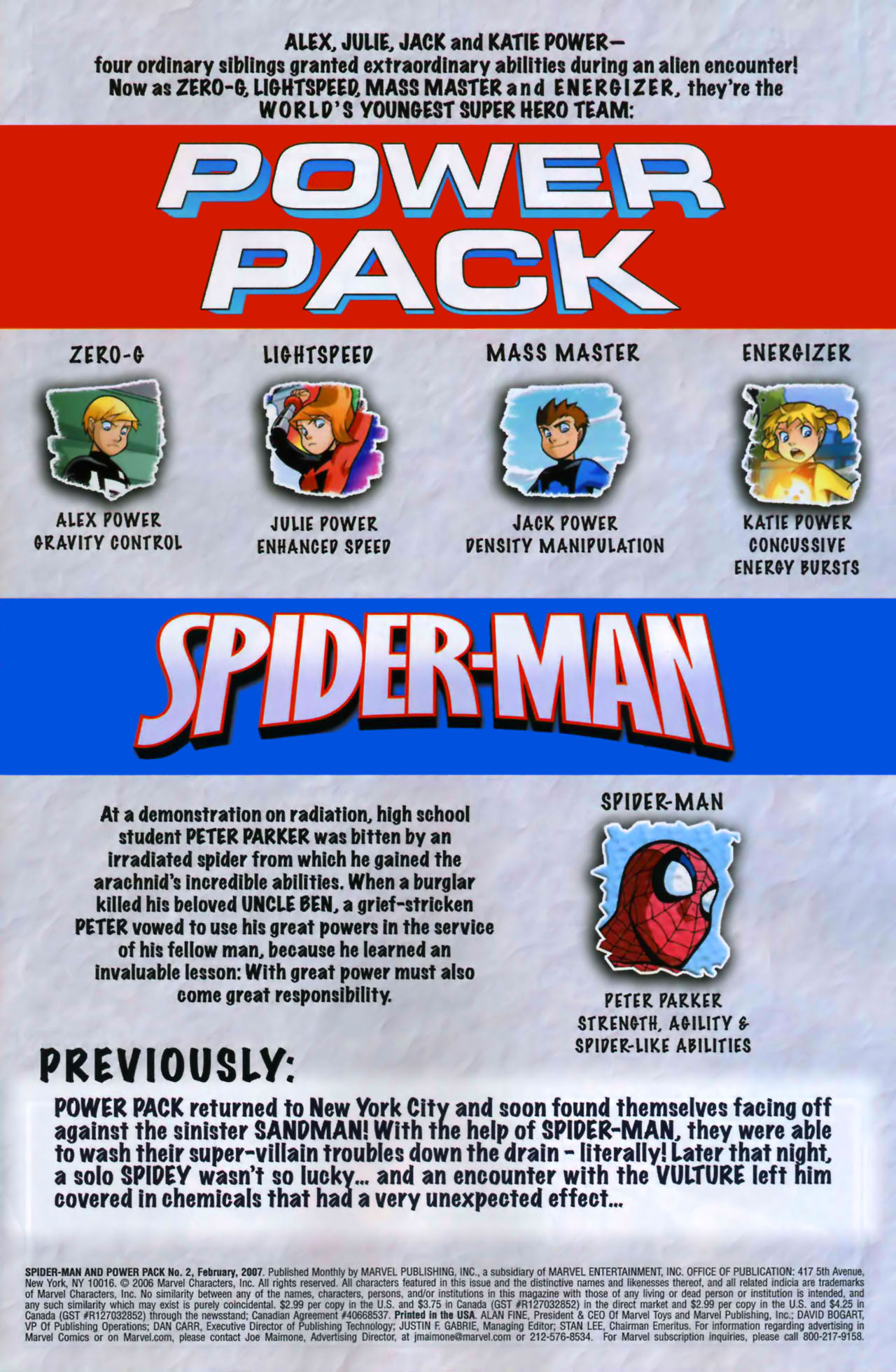 Spider Man And Power Pack Issue 2 Read Spider Man And Power Pack